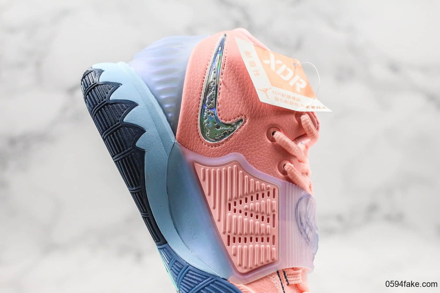 耐克Concepts x Nike Kyrie 6纯原版本欧文6波士顿潮流名所联名款粉蓝色内置气垫支持实战原盒原标 货号:CU8879-600