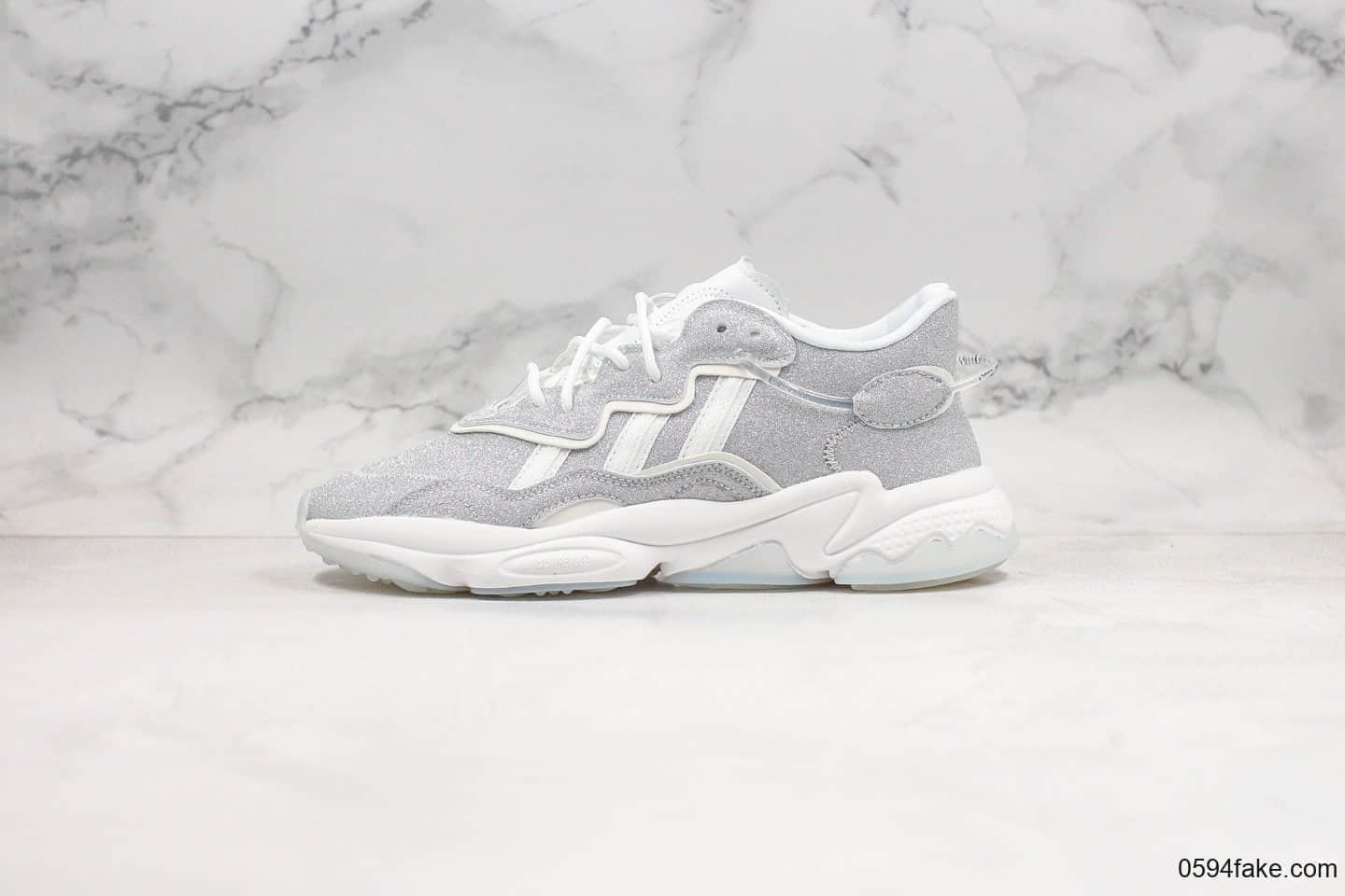 阿迪达斯Adidas Ozweego adiPRENE纯原版本水管系列老爹鞋满天星配色原楦头原纸板打造区别市面通货版本 货号:EE6465
