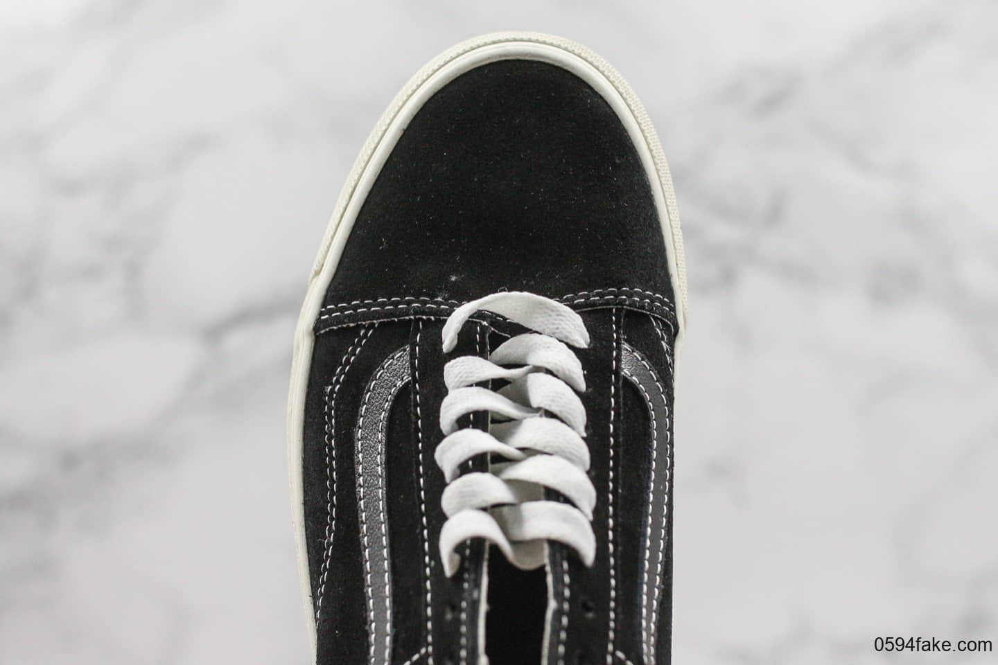 万斯Vans Old Skool公司级版本经典OS麂皮系列炭黑原盒原标INS爆款原档案数据开发