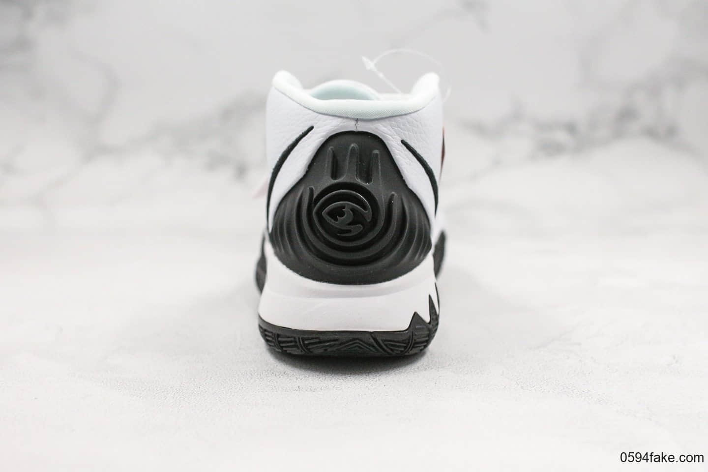 耐克Nike Kyrie 6 EP纯原版本欧文6代黑白配色内置真实气垫支持高强度实战原档案数据开发 货号:BQ9377-100