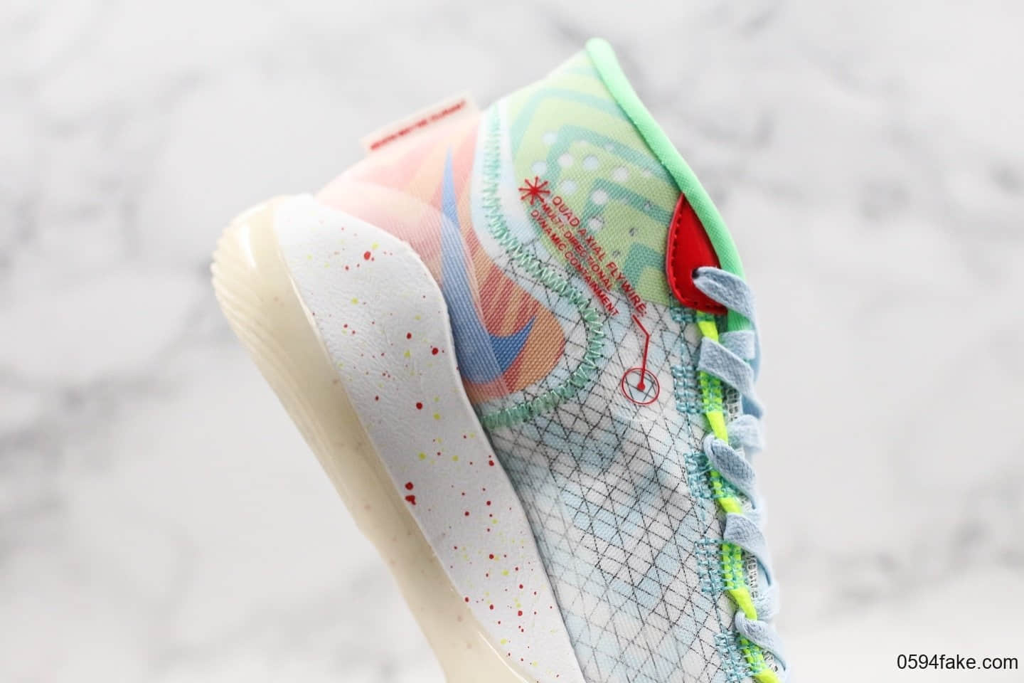 耐克Nike Zoom KD12 EP SJX纯原版本杜兰特12代实战篮球鞋海浪配色内置双层Zoom气垫支持高强度实战 货号:CW2774-300