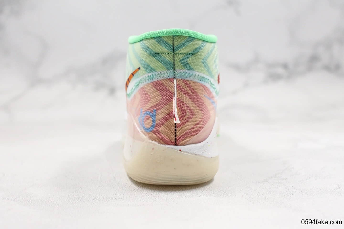 耐克Nike Zoom KD12 EP SJX纯原版本杜兰特12代实战篮球鞋海浪配色内置双层Zoom气垫支持高强度实战 货号:CW2774-300