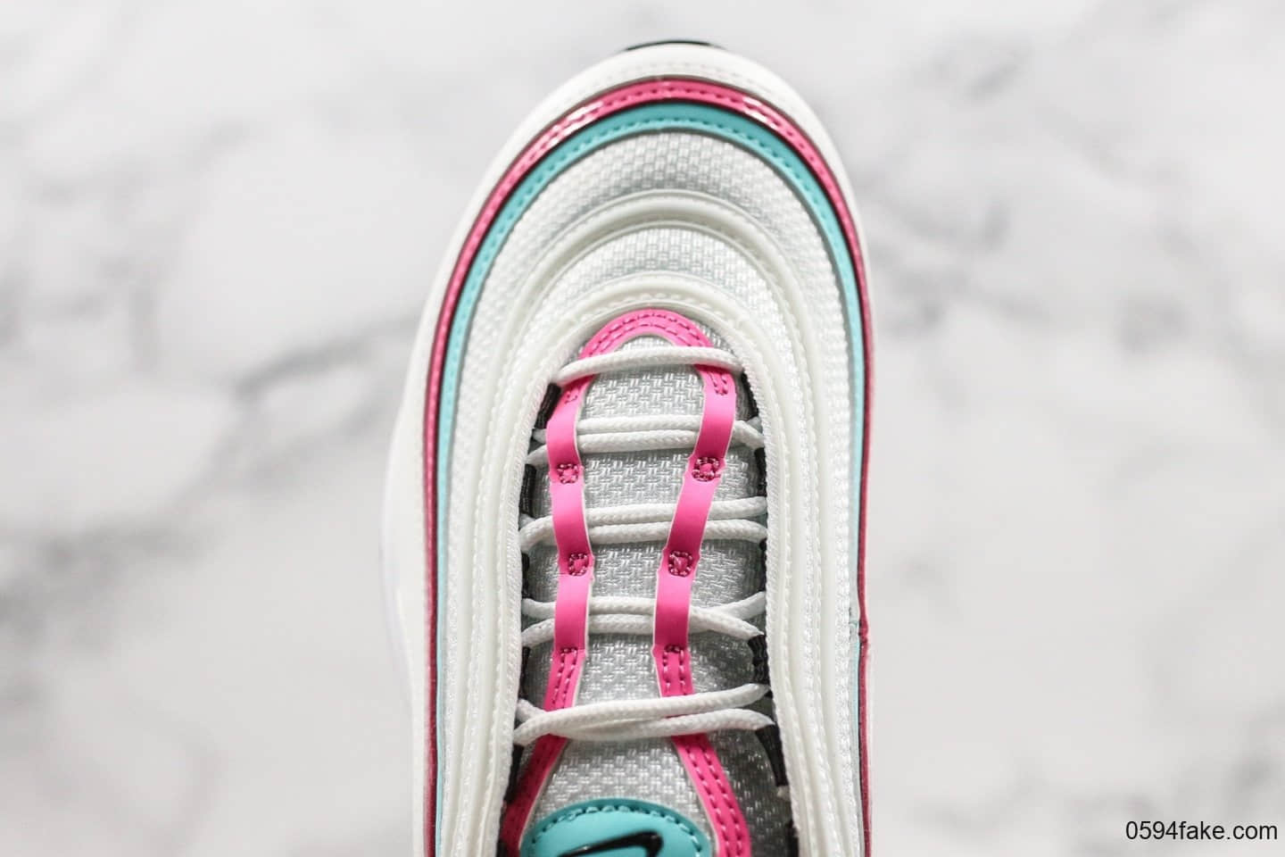 耐克NIKE AIR MAX 97纯原版本复古子弹气垫鞋MAX97白蓝紫粉色内置可视Max气垫原档案数据开发真小潘气垫 货号:CT6806-116