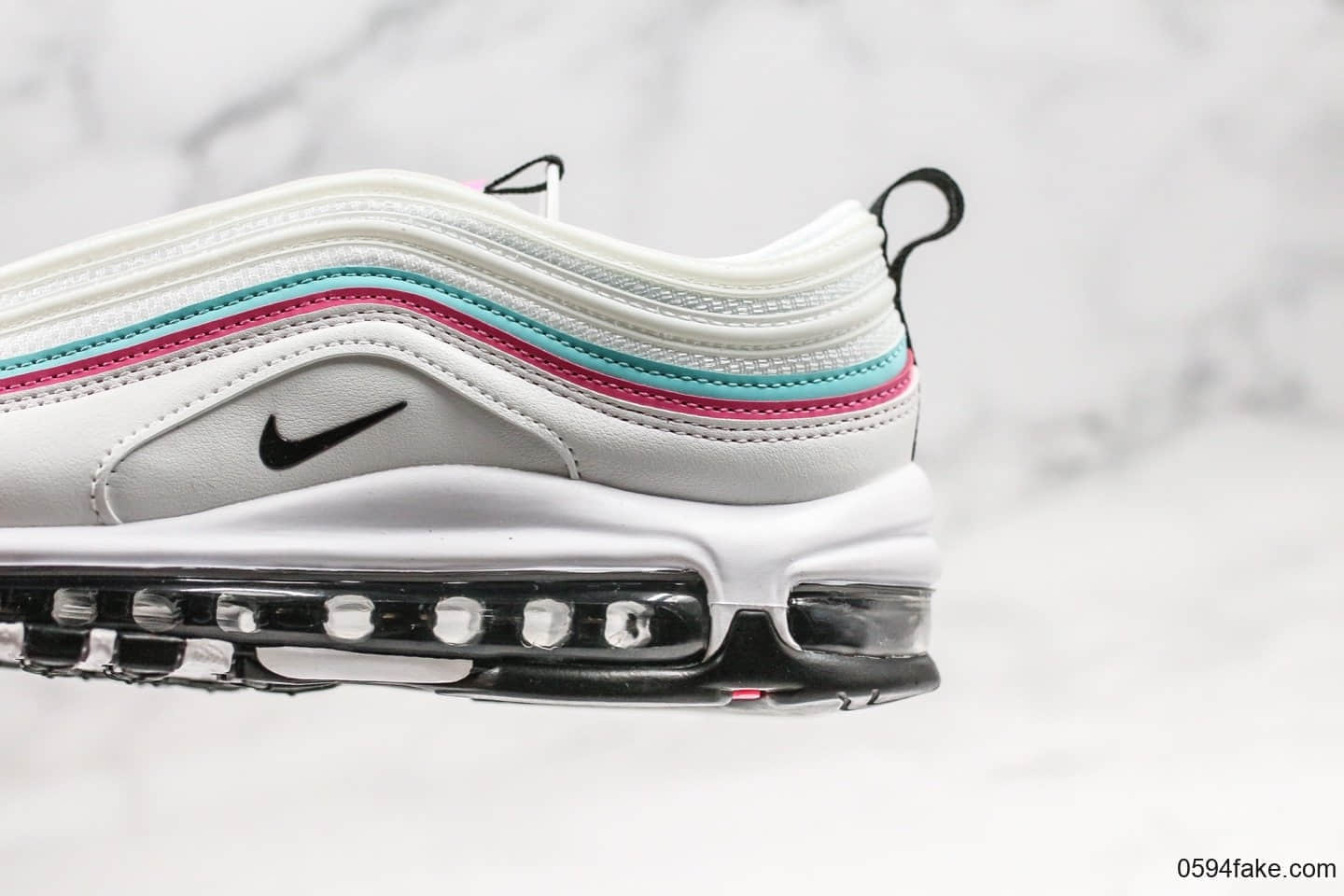 耐克NIKE AIR MAX 97纯原版本复古子弹气垫鞋MAX97白蓝紫粉色内置可视Max气垫原档案数据开发真小潘气垫 货号:CT6806-116