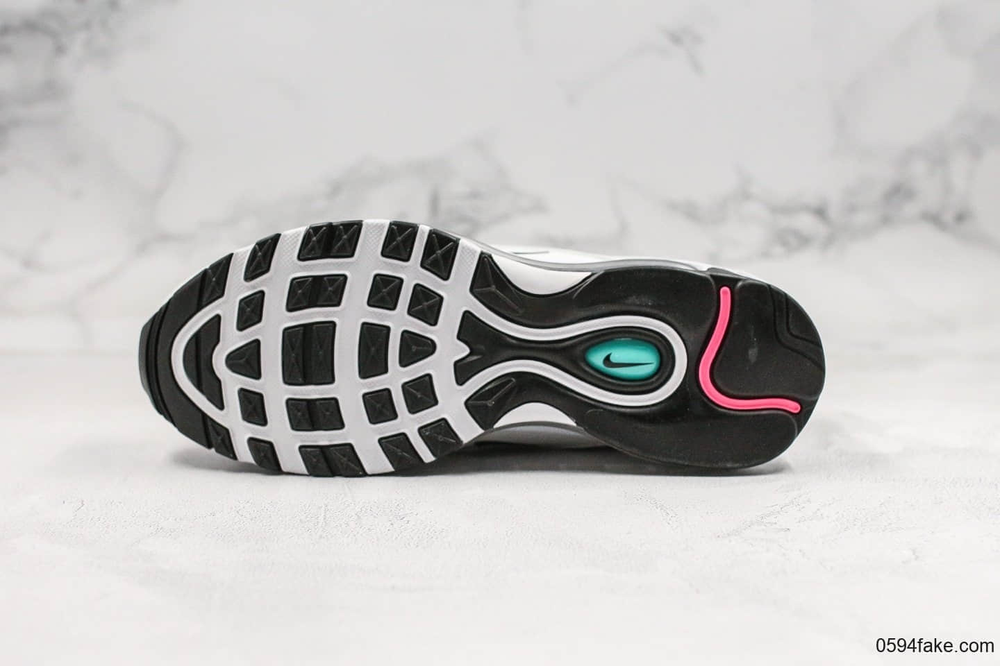 耐克NIKE AIR MAX 97纯原版本复古子弹气垫鞋MAX97白蓝紫粉色内置可视Max气垫原档案数据开发真小潘气垫 货号:CT6806-116