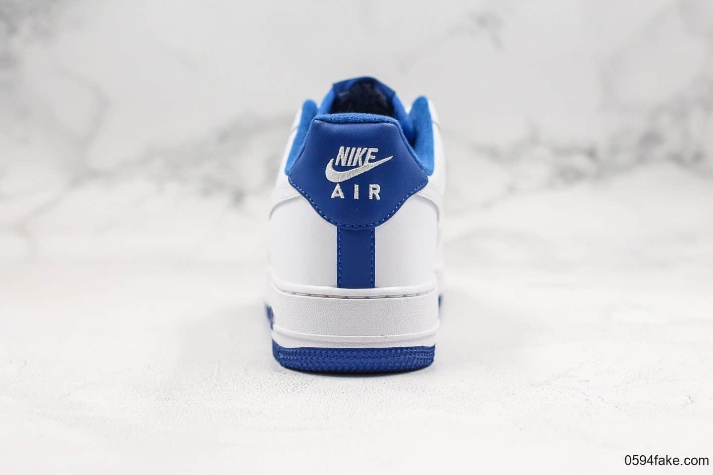 耐克Nike air force 1 07 low white deep royal white纯原版本低帮空军一号空军海军蓝原盒原标内置全掌气垫 货号:CD0884-102