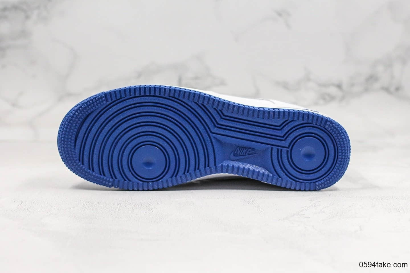 耐克Nike air force 1 07 low white deep royal white纯原版本低帮空军一号空军海军蓝原盒原标内置全掌气垫 货号:CD0884-102