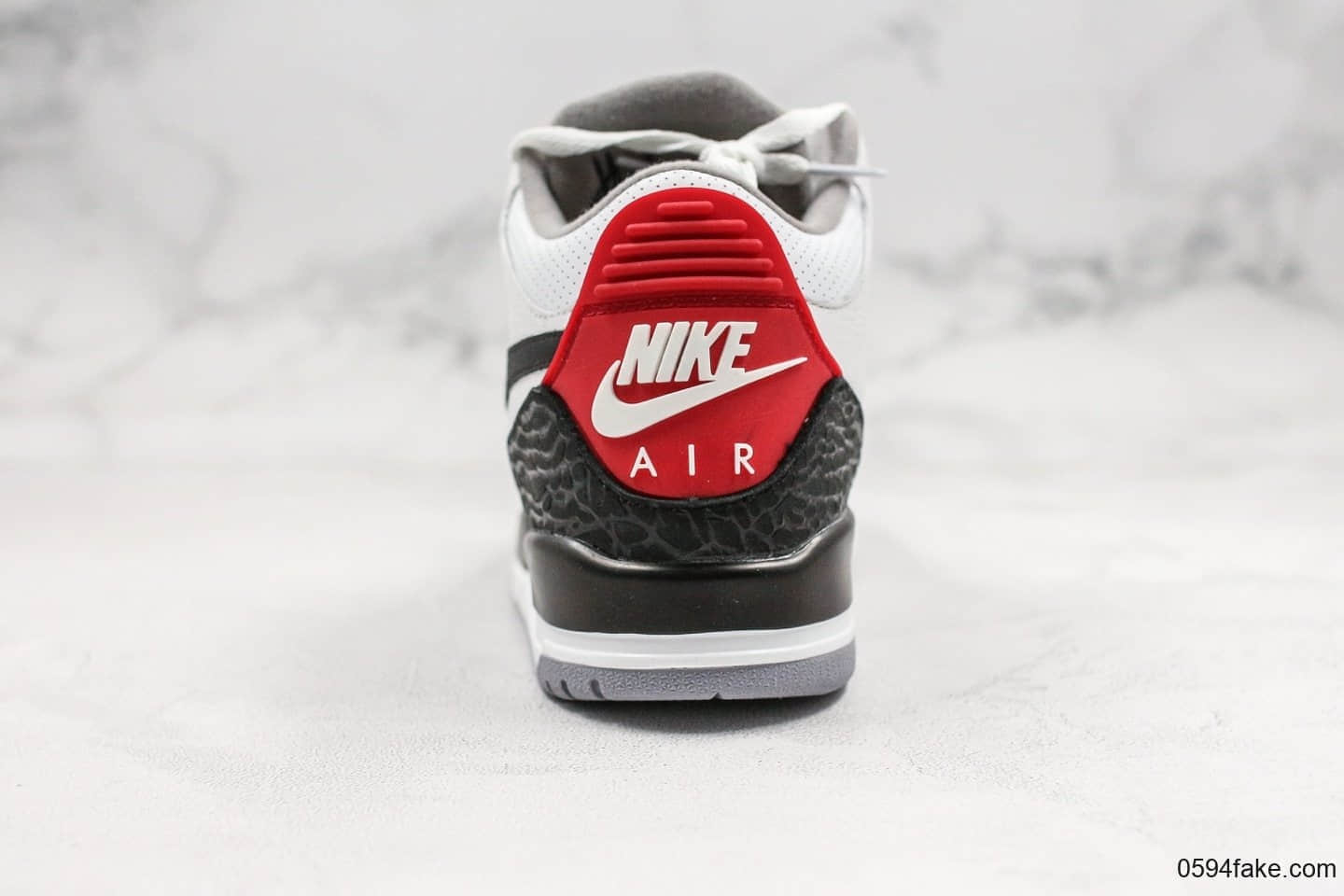 乔丹AIR JORDAN 3 Tinker NRG纯原版本手稿配色AJ3黑勾白水泥内置气垫完美鞋型正确卡色 货号:AQ3835-160