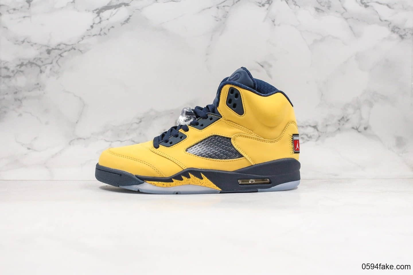 乔丹Air Jordan 5 Inspire纯原版本密歇根大学配色AJ5内置气垫原盒原标区别市面通货版本 货号:CQ9541-704