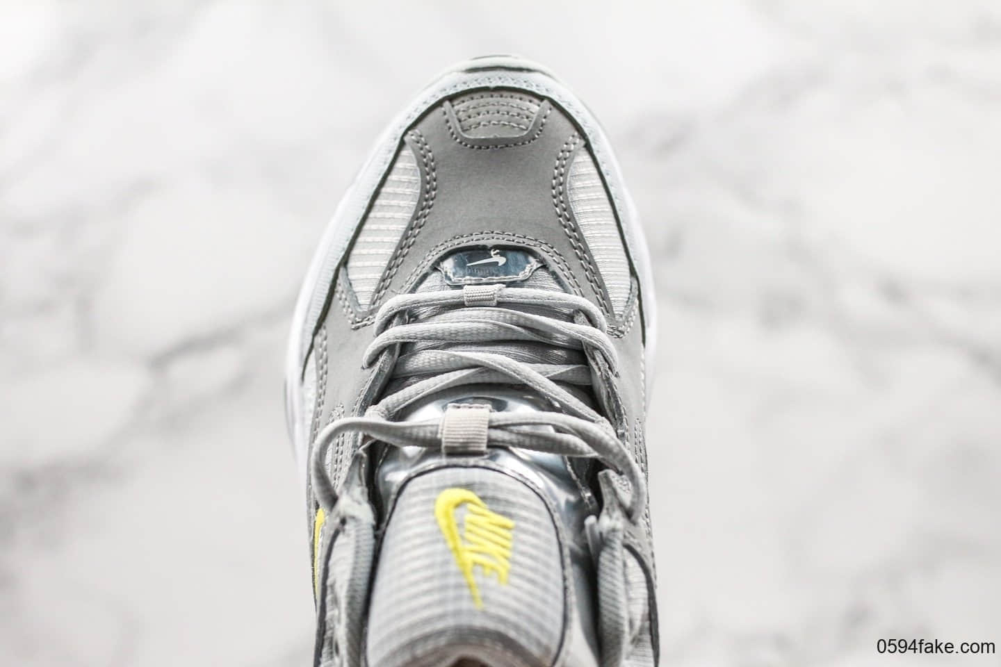 耐克Nike Air Monarch the M2K Tekno纯原版本复古休闲M2K老爹鞋米灰黄青岛原厂楦头纸板打造原盒原标 货号：CN0153-001