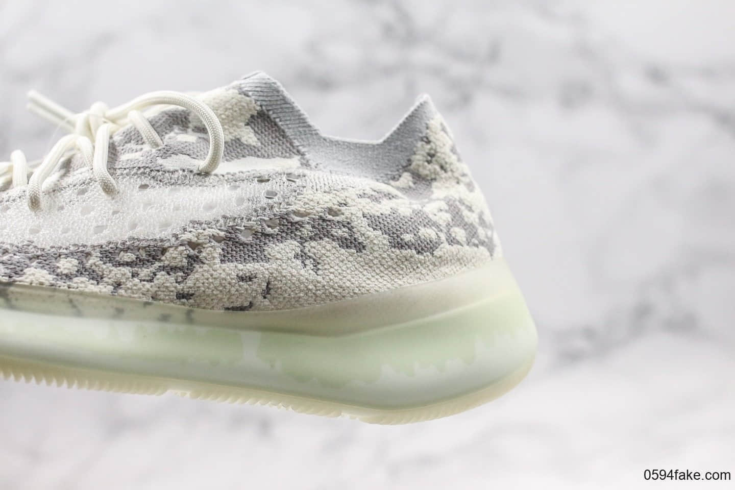 阿迪达斯Adidas Yeezy Boost 380 V3 Alien纯原版本侃爷联名限定椰子380V3限定雪花斑点全掌真Boost缓震中底原盒原标 货号:FV3260