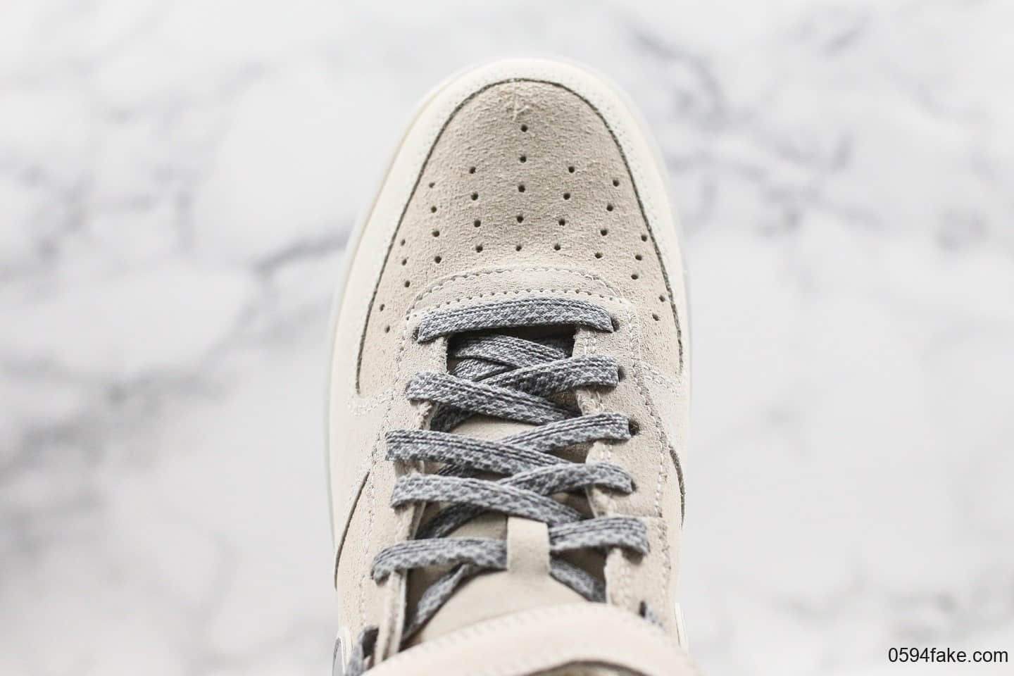 耐克Nike Air Force1 MID 1'07纯原版本3m反光中帮空军一号浅灰色果冻透明底海外限定内置全掌Sole气垫原盒原标 货号:315123-002