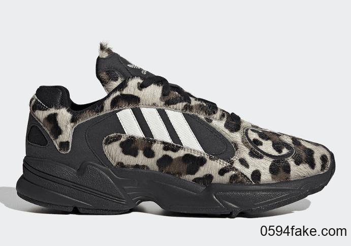 adidas经典复古跑鞋Yung-1新配色即将登场!狂野豹纹你心动了吗? 货号:EG8726