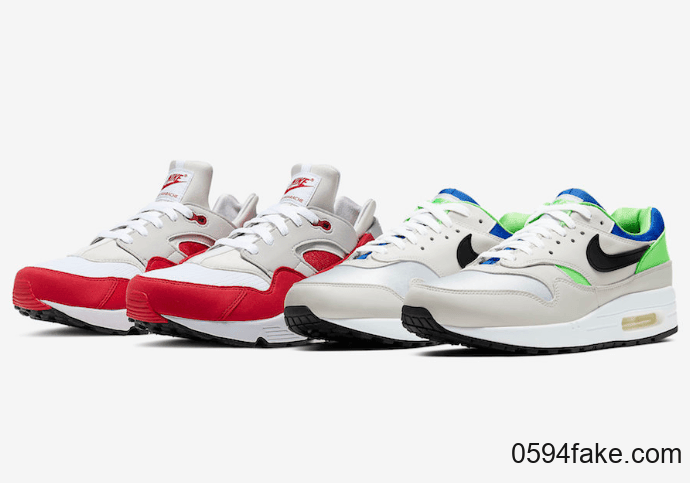 两双OG元年配色的经典鞋款!Nike DNA Series “87 x 91”套装1月15日发售! 货号:AR9863-900