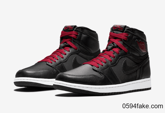 黑红丝绸AJ1“ Black Satin”释出官图!下周六发售! 货号:555088-060