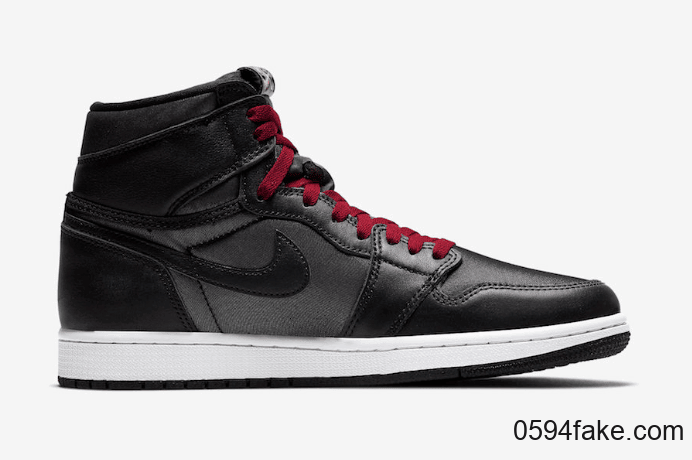 黑红丝绸AJ1“ Black Satin”释出官图!下周六发售! 货号:555088-060