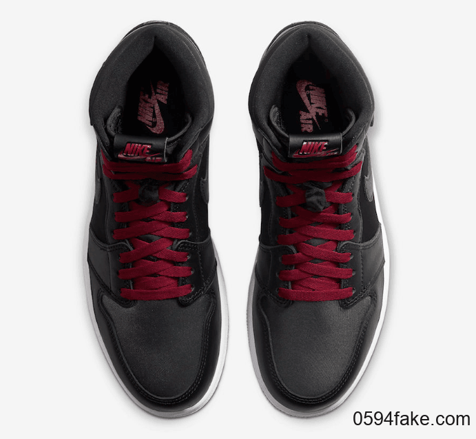 黑红丝绸AJ1“ Black Satin”释出官图!下周六发售! 货号:555088-060