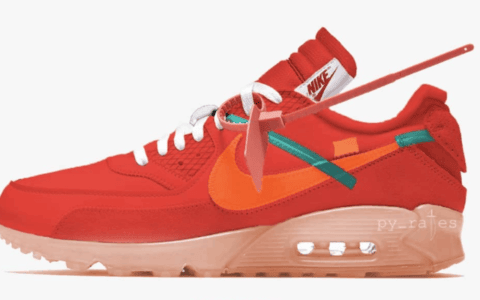 全新OW x Nike Air Max 90首度曝光!复古十足! 货号:AA7293-600
