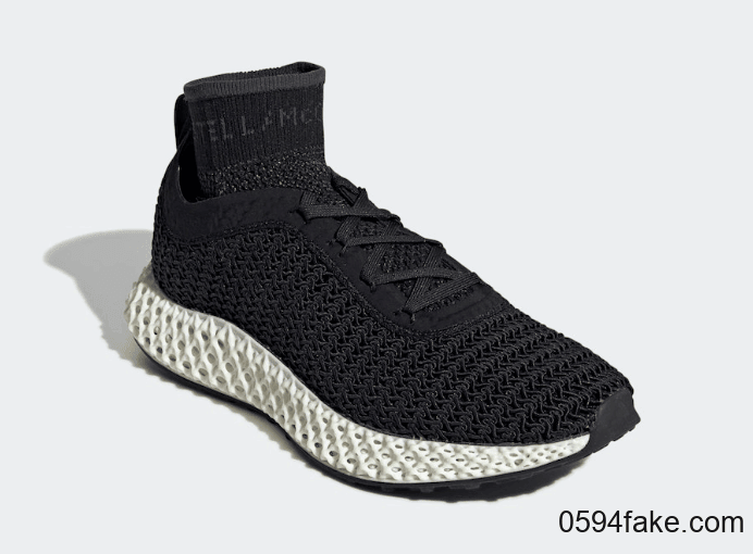 独特编织鞋面!Stella McCartney x adidas AlphaEdge 4D将于1月18日发售! 货号:EH3488