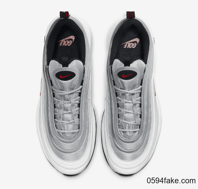 经典银子弹配色!Nike Air Max 97 Golf“ Silver Bullet”将于1月16日发售! 货号:CI7538-001