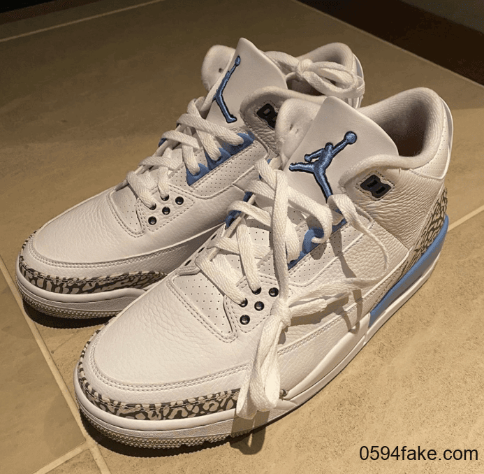 经典北卡蓝配色!AJ3“ UNC”将于3月7日发售! 货号:CT8532-104