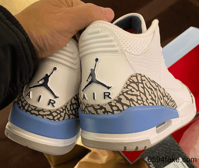 经典北卡蓝配色!AJ3“ UNC”将于3月7日发售! 货号:CT8532-104