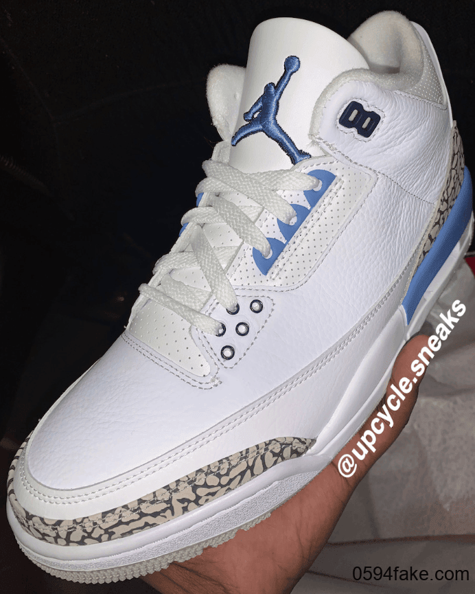 经典北卡蓝配色!AJ3“ UNC”将于3月7日发售! 货号:CT8532-104