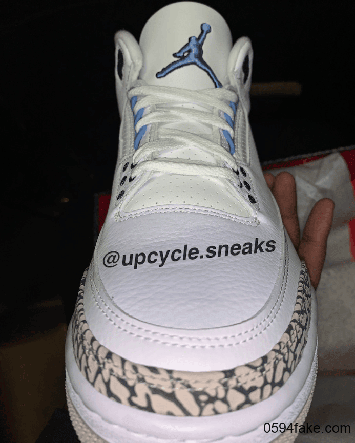 经典北卡蓝配色!AJ3“ UNC”将于3月7日发售! 货号:CT8532-104