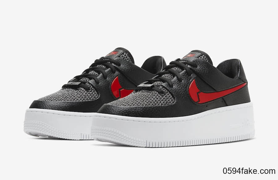 全新AF1 Sage“情人节”配色曝光!爱心小锁爱意爆棚! 货号:CU4759-001