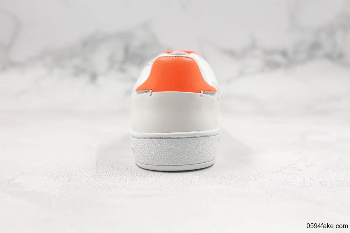 路易威登Louis Vuitton公司级版本LV板鞋小白鞋白橙杨幂关晓彤同款原版大底开模超软皮内里