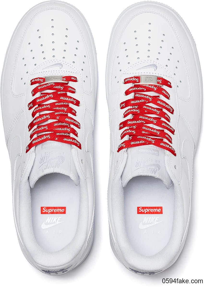 Supreme x AF1最新美照曝光!简约百搭!