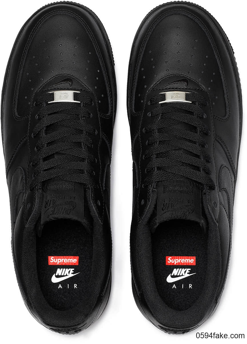 Supreme x AF1最新美照曝光!简约百搭!