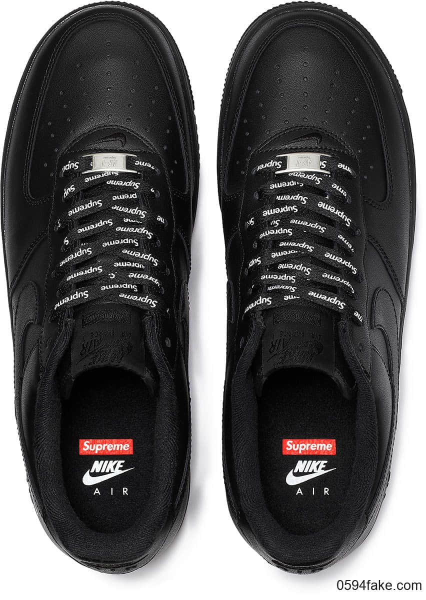 Supreme x AF1最新美照曝光!简约百搭!