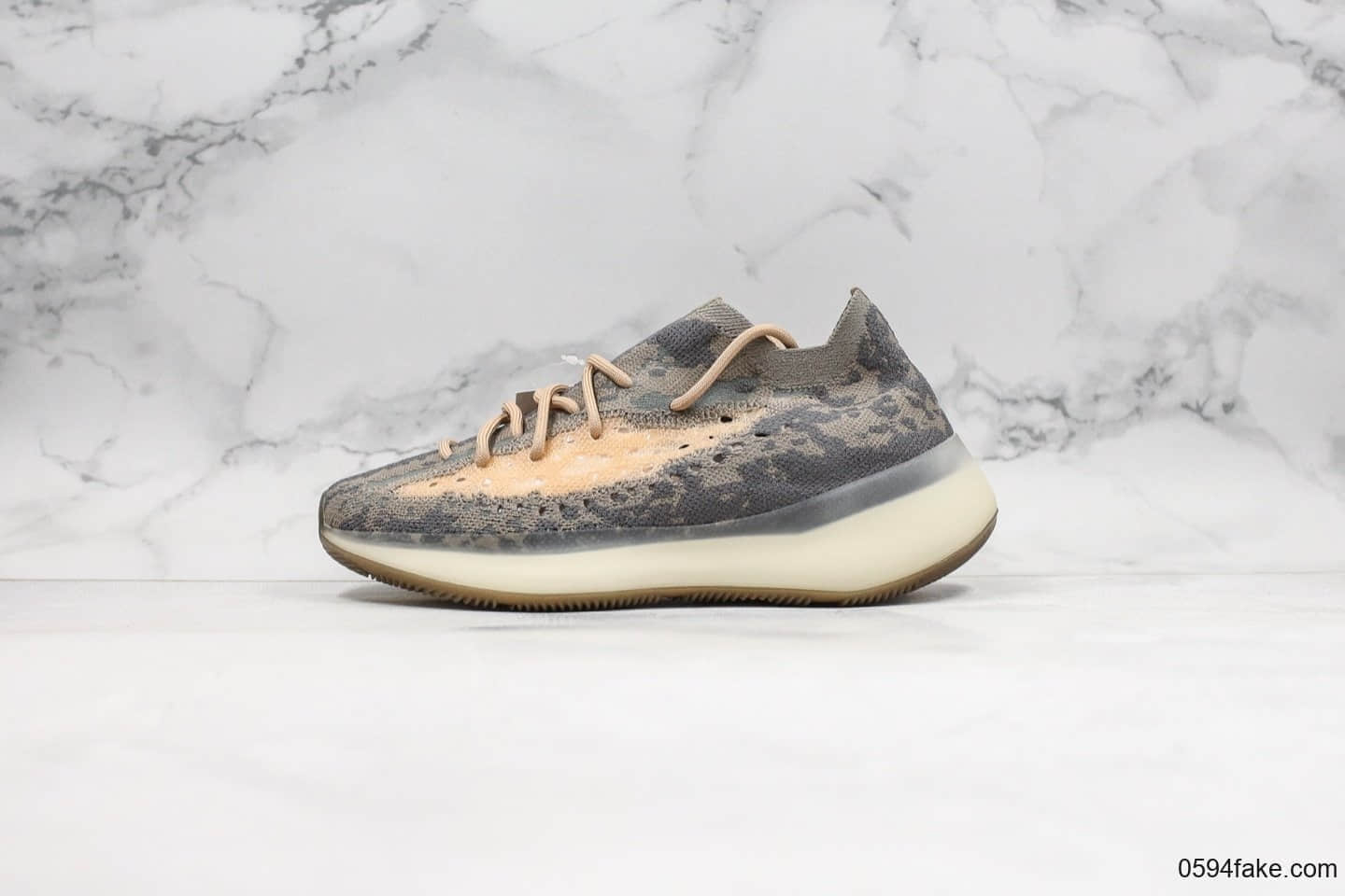 阿迪达斯Adidas Yeezy Boost 380 V3纯原版本椰子380V3迷雾棕迷彩配色原纸板完美鞋楦 货号:FX9764