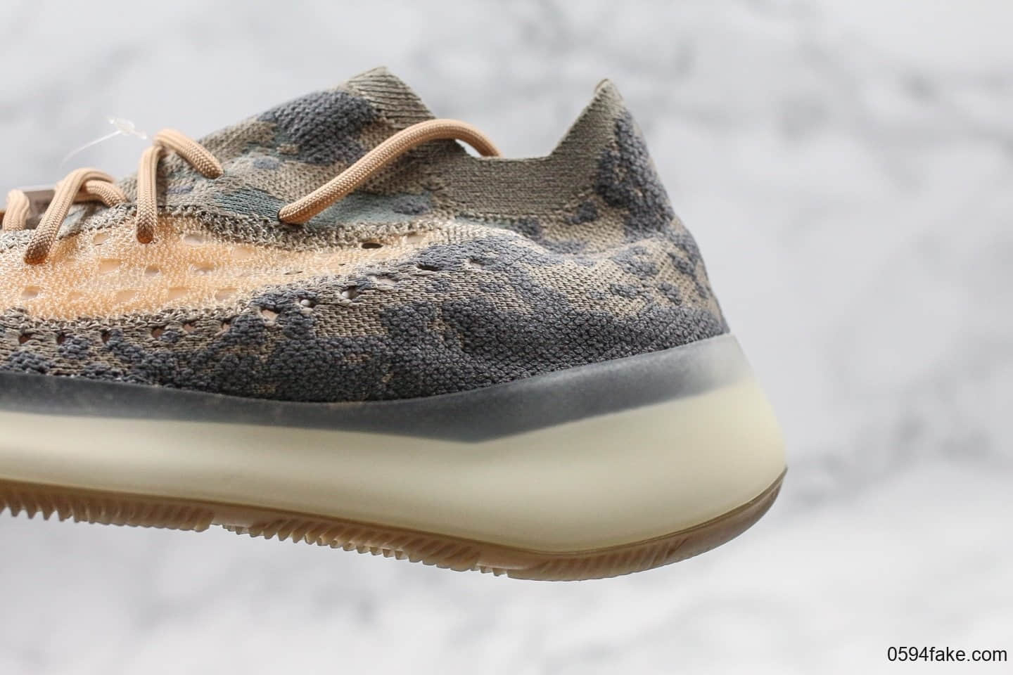 阿迪达斯Adidas Yeezy Boost 380 V3纯原版本椰子380V3迷雾棕迷彩配色原纸板完美鞋楦 货号:FX9764