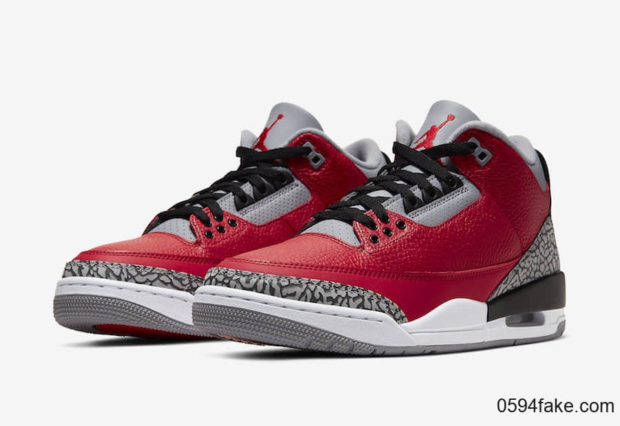 AJ3红水泥芝加哥专属特殊版本曝光!气质出众! 货号:CU2277-600