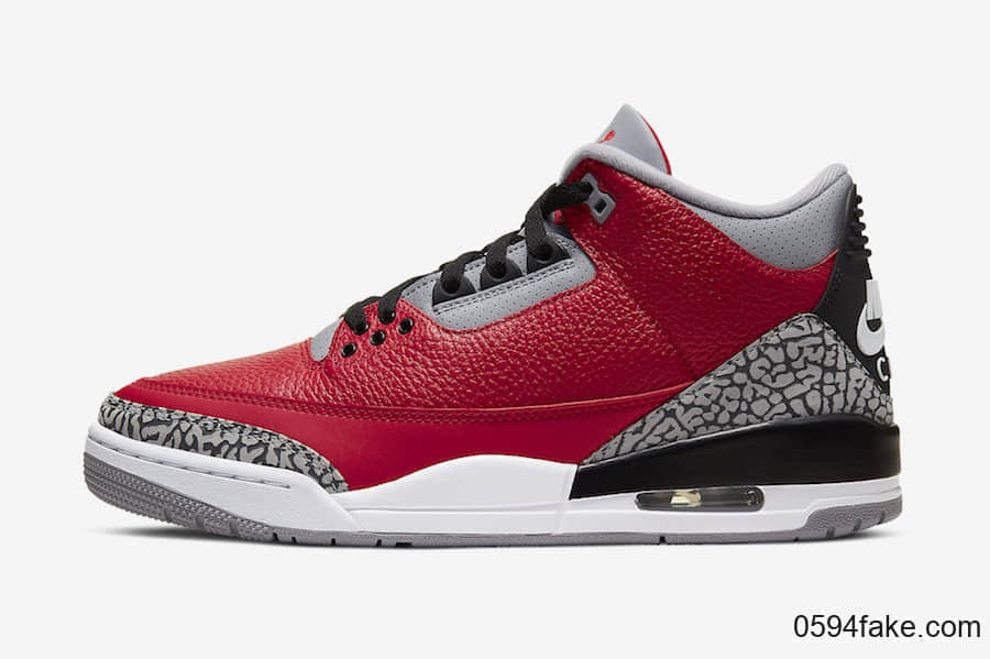 AJ3红水泥芝加哥专属特殊版本曝光!气质出众! 货号:CU2277-600