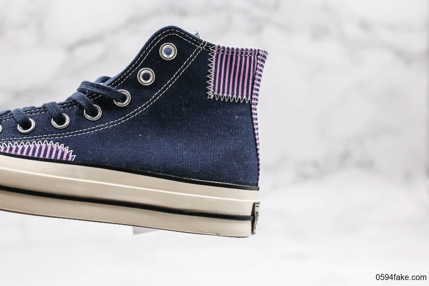 匡威Converse 70S LOOKBOOK公司级版本姜涩琪联名补丁款午夜蓝配色原厂硫化大底双围条正确硅蓝中底