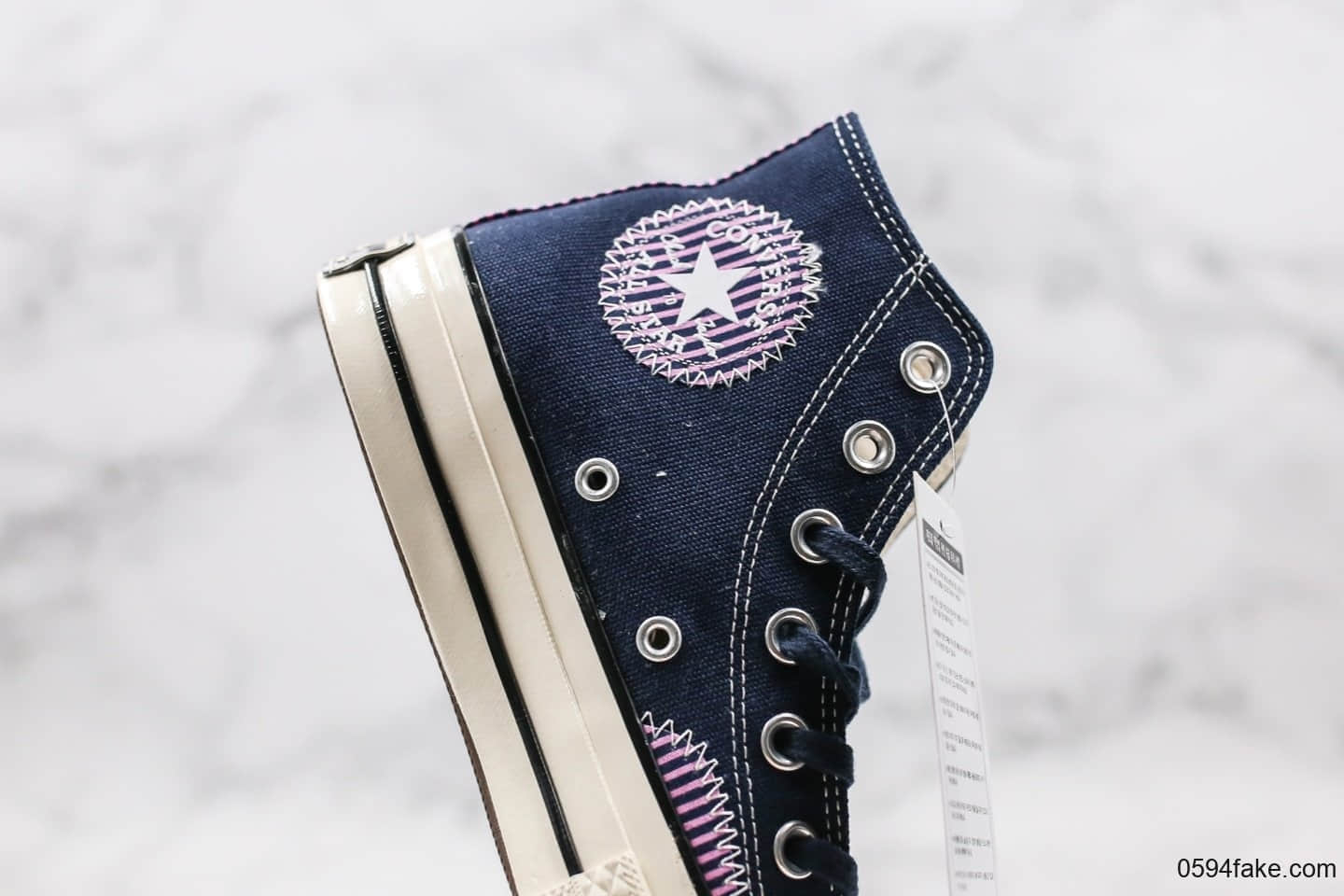 匡威Converse 70S LOOKBOOK公司级版本姜涩琪联名补丁款午夜蓝配色原厂硫化大底双围条正确硅蓝中底