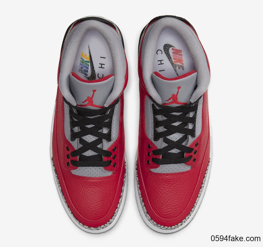 AJ3红水泥芝加哥专属特殊版本曝光!气质出众! 货号:CU2277-600
