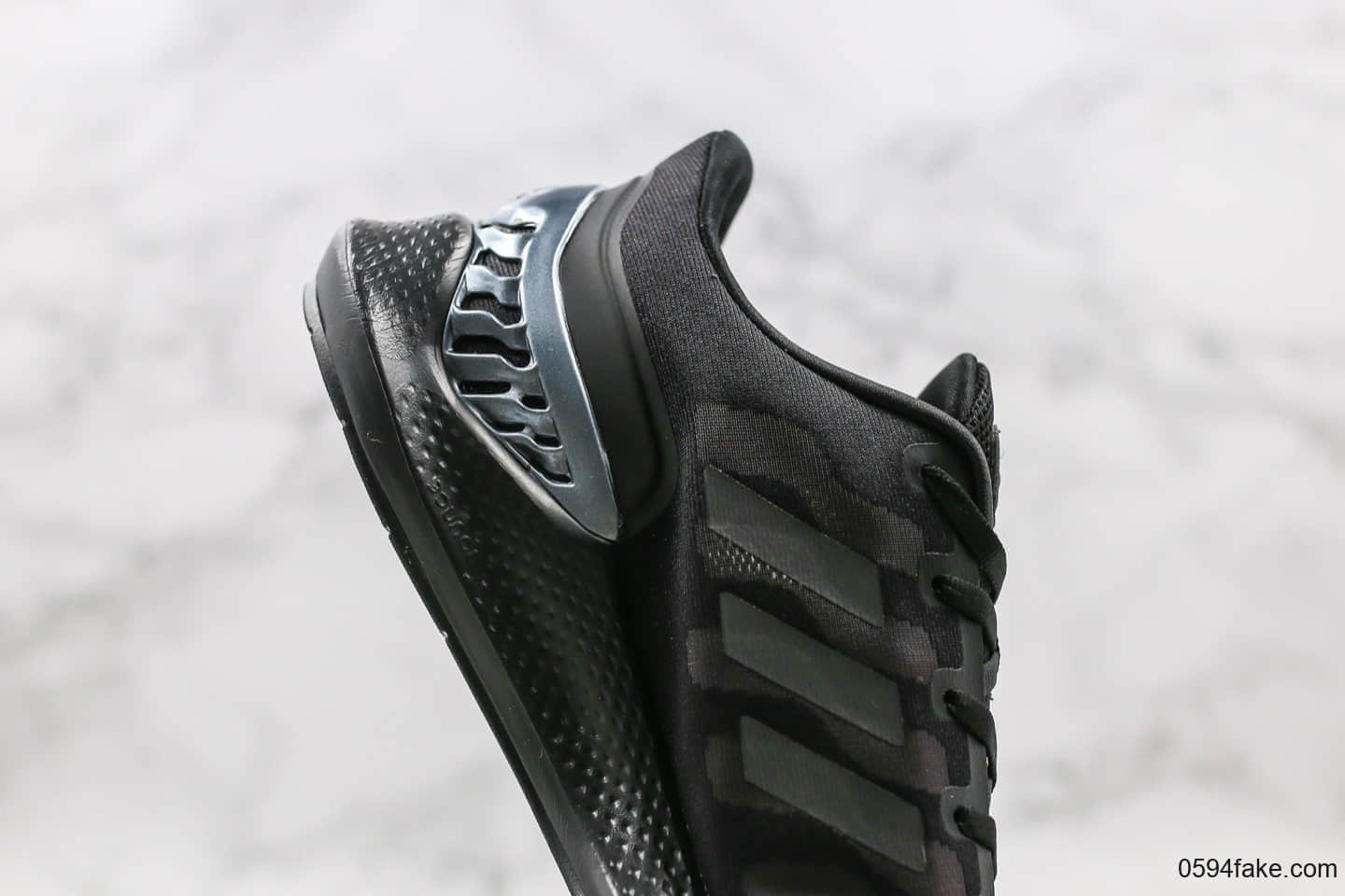 阿迪达斯adidas Climacool纯原版本清风跑鞋黑银色原厂爆米花大底原盒原标 货号:FW1224