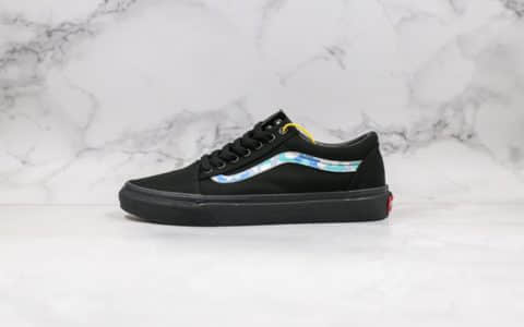 万斯Vans Old Skool Pro公司级版本春季新款黑武士低帮迷彩条纹原厂硫化大底内置钢印 货号:YJ78