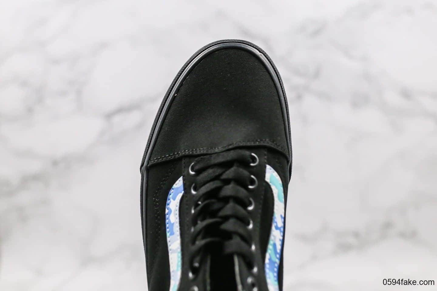 万斯Vans Old Skool Pro公司级版本春季新款黑武士低帮迷彩条纹原厂硫化大底内置钢印 货号:YJ78