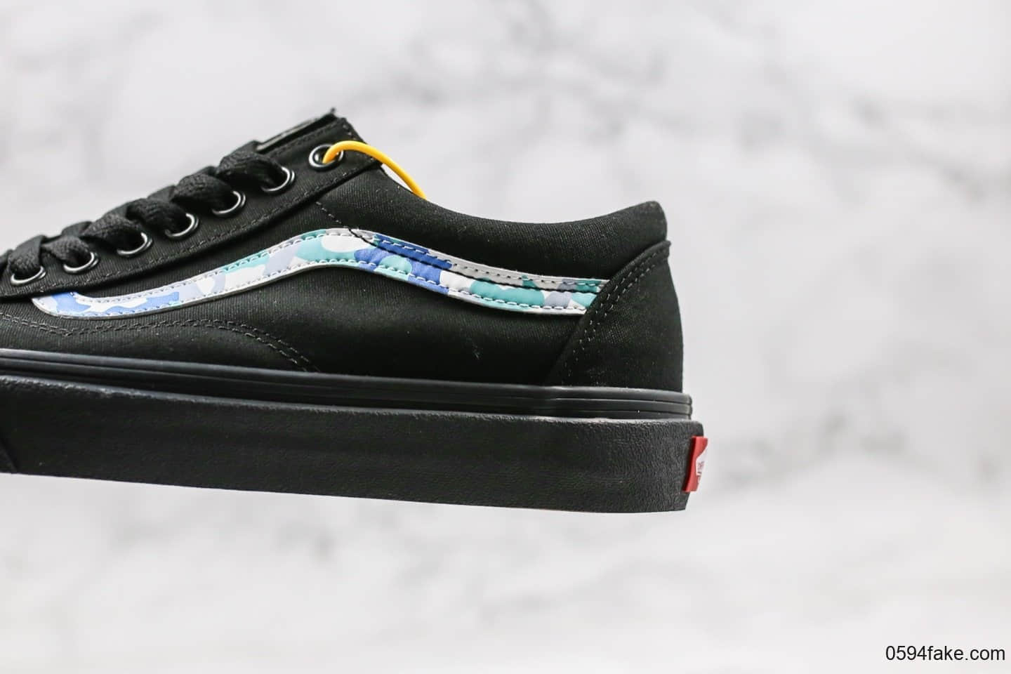 万斯Vans Old Skool Pro公司级版本春季新款黑武士低帮迷彩条纹原厂硫化大底内置钢印 货号:YJ78