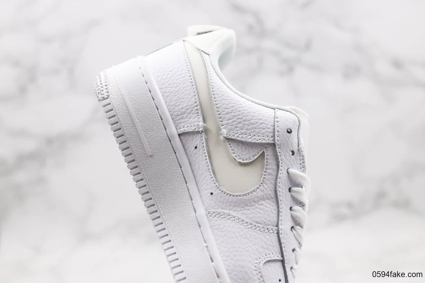 耐克Nike Air Force 1 Low 07纯原版本低帮空军一号侧边小LOGO白色内置全掌Sole气垫原盒原标 货号:CV3039-100