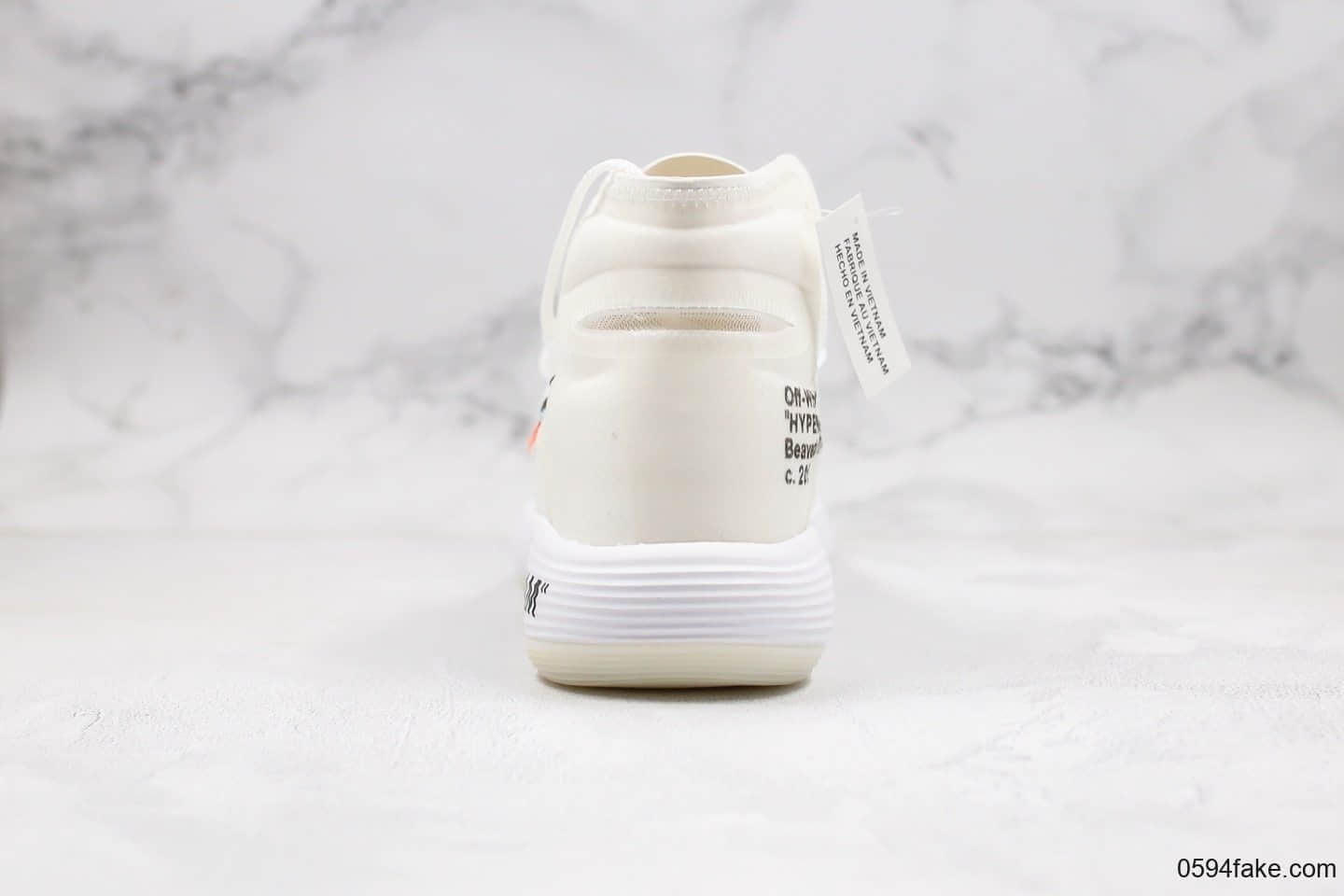 耐克Nike REACT Hyperdunk 2017 x Off-White纯原版本联名款大吕布白色原档案数据开发原盒原标配件齐全支持实战 货号:AJ4578-100