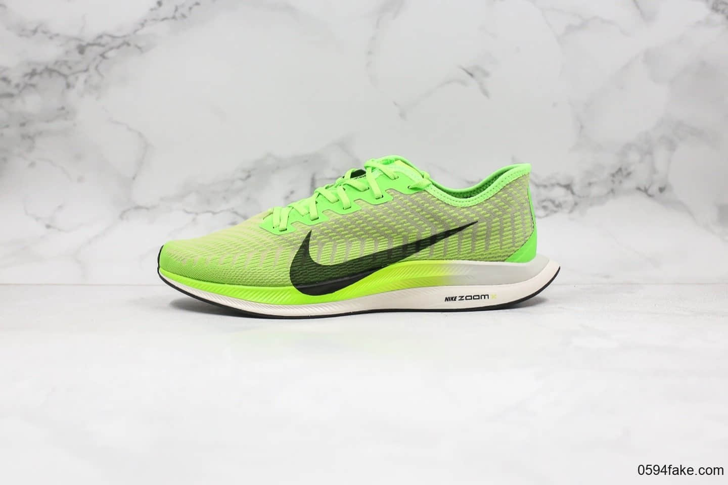 耐克Nike Air Zoom Pegasus 36纯原版本飞马36马拉松跑步鞋黑绿配色原材料拼接OEM代工厂标准原盒原标 货号:AT2863-300