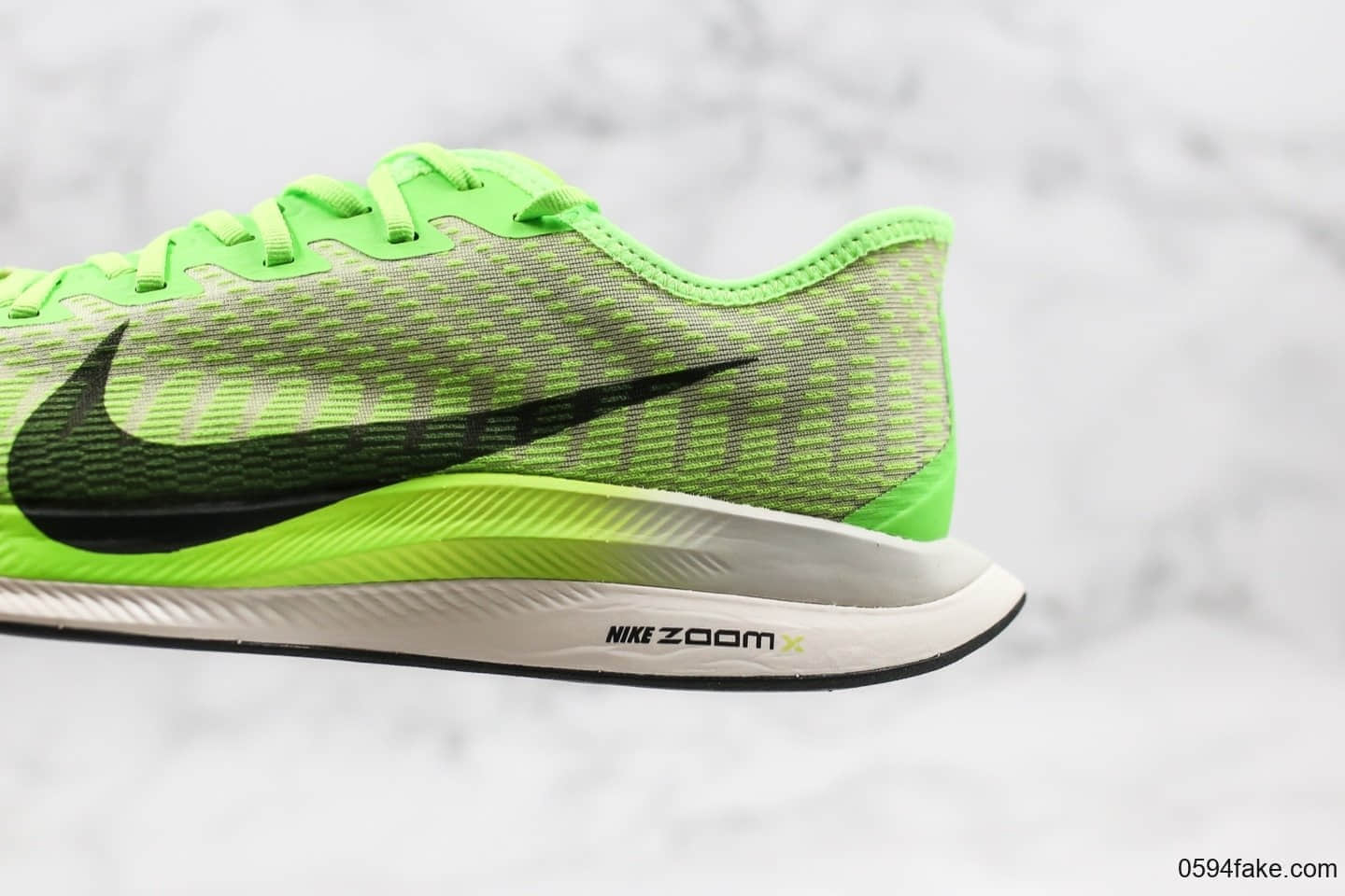 耐克Nike Air Zoom Pegasus 36纯原版本飞马36马拉松跑步鞋黑绿配色原材料拼接OEM代工厂标准原盒原标 货号:AT2863-300