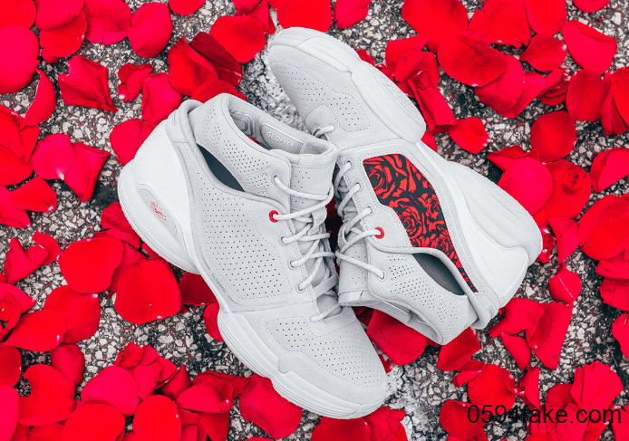 罗斯战靴adidas D Rose 1 “Roses”下周发售!吸睛玫瑰图案! 货号:FV8057
