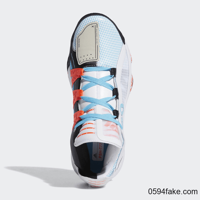 细节满满!Pusha T x adidas Dame 6情人节发售! 货号:FW5749